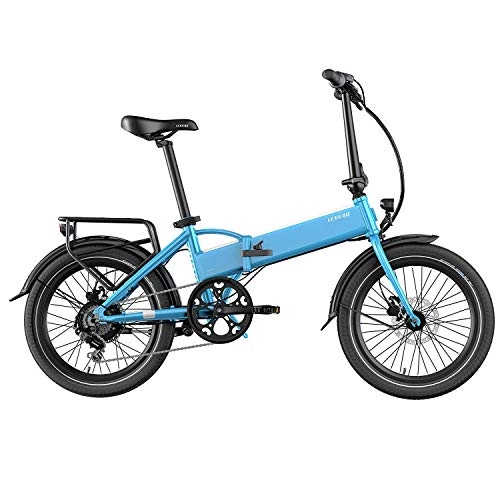 Electric Bike : Legend eBikes Unisex's Monza 36V8Ah Folding Electric Bike for Adult, Steel Blue, 36V 8Ah (288Wh) Battery