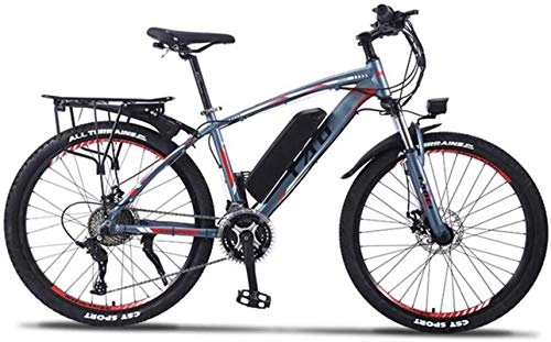 Electric Bike : Leifeng Tower High-speed 26 in Electric Bikes for Adults 350W Aluminum Alloy Mountain E- Bikes with 36V13ah Lithium Battery and Controller, Double Disc Brake 27 Speed Bicycle Boost Endurance 90Km
