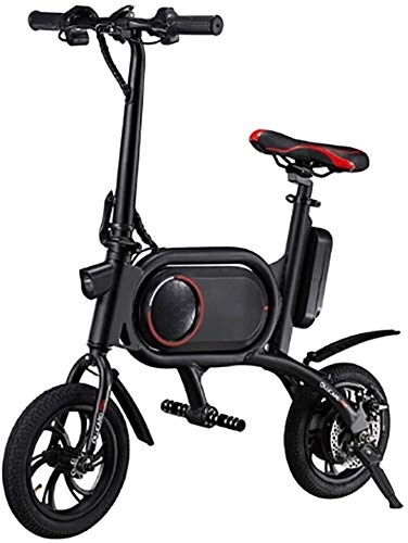 Electric Bike : Leilims Electric Bicycle 350W 12inch 25km / h folding Double disc brake with 7.8AH Lithium Battery LED Headlights Smart LED Display Anti-theft system for Adult gift