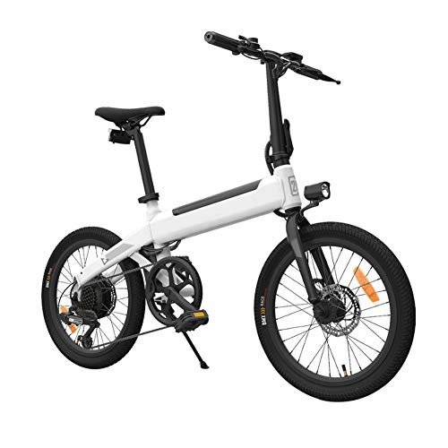 Electric Bike : Leobtain Folding Bicycle Electric Bike, Maximum Design Speed 25km / h, Electric Moped Continuous Sailing Mileage 80km Bike, 250W Brushless Motor Riding, 21, 1kg Electric Moped Bicycle
