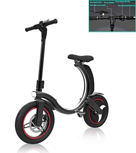 Electric Bike : LFEWOZ Folding Electric Bike for Adults, Electric Bicycle-Commute Ebike with 36V 7.8AH Lithium-Ion Battery Bike, Aerospace-Grade Aluminum Alloy Frame Bikes