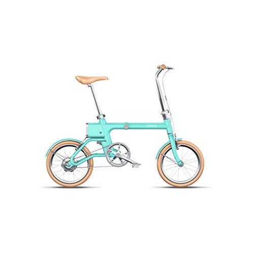Electric Bike : LHLCG Electric Bike - Foldable Portable E-Bike Ultra Lightweight Design, green2