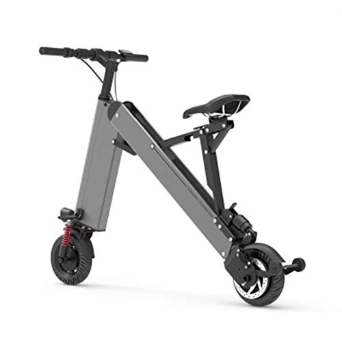 Electric Bike : LHSUNTA Folding Electric Scooter 350W Ebike with 40 KM Range, Max Speed 25KM / H Range of Riding, Max Weight 120KG Especially Suitable for People Need Mobility Assistance and Travel