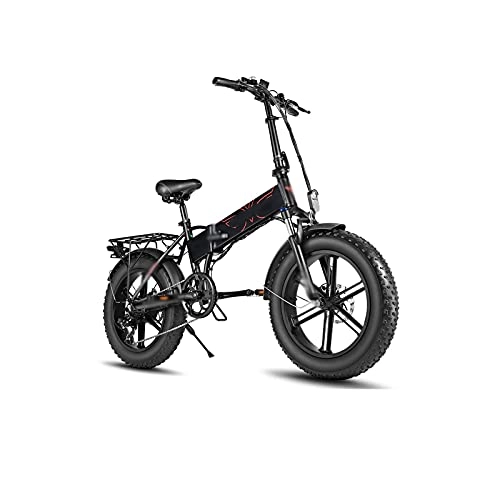 Electric Bike : Liangsujian Electric Bike 48V Bike 750W Powerful Motor Electric Bicycle 45KM / H Mountain / snow Ebike (Color : Black)