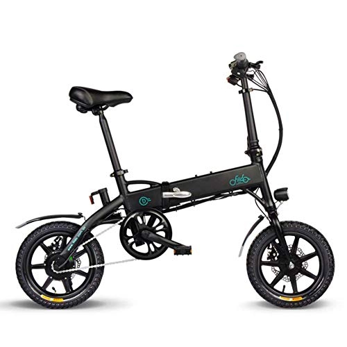 Electric Bike : libelyef Folding Electric Bicycle, Fold E-Bike 250W 7.8Ah / 10.4Ah Lithium Battery Electric Bike With Front LED Light Folding Outdoor Bike For Adult, Black / White