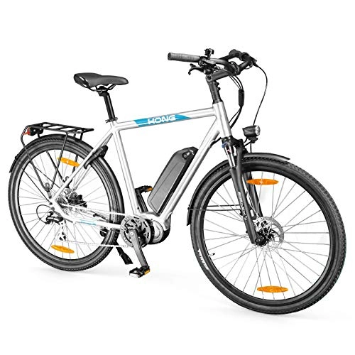 Electric Bike : Lixada 27.5 Inch Electric Bicycle City Cruising Bike E Bike with 8 Speed Shifter 45km Range for Men Women Commuting Shopping Traveling