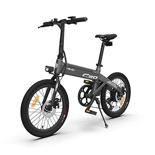 Electric Bike : Lixada HIMO C20 20 Inch Folding 80KM Range Power Assist Eletric Bicycle Moped E-Bike 10AH