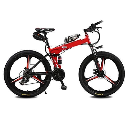 Electric Bike : LKLKLK Upgraded Electric Mountain Bike, 250W 26'' Electric Bicycle with Removable 36V 6.8 AH Lithium-Ion Battery, 21 Speed Shifter