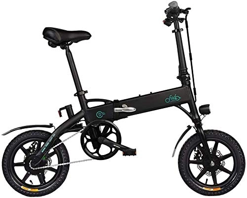 Electric Bike : LLDKA Foldable E-Bike 10.4AH Battery 3 Riding Modes Electric Bike Moped Bike 14 Inch Tires 250W Motor 25km / h, Black