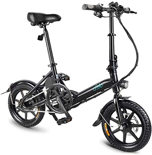 Electric Bike : LLYU 14 Folding Bike Folding Bike with 250W 36V / 10.5AH Lithium-Ion Battery - 3 Gear Electric Power Assist Bike Electric