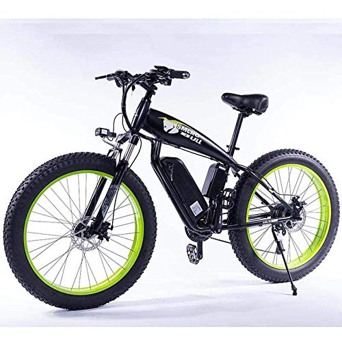 Electric Bike : LP-LLL Electric bicycle 350W fat tire electric bicycle beach cruiser lightweight folding 48v 15AH lithium battery