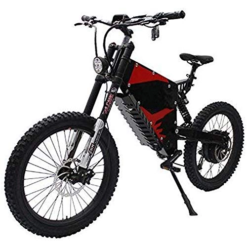 Electric Bike : LPsweet 60V 1500W Powerful Electric Bicycle Ebike Front And Rear Shock Absorber Soft Tail All Terrain Electric Mountain Bike