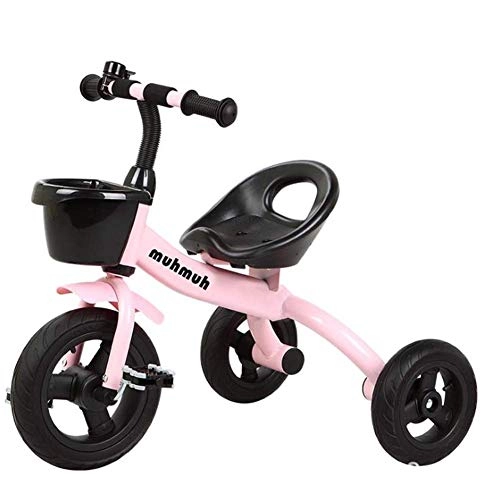 Electric Bike : LQUIDE Baby Tricycle 3-6 Years Old Children Boys Girls 3 PU Wheel Toddler Pedal