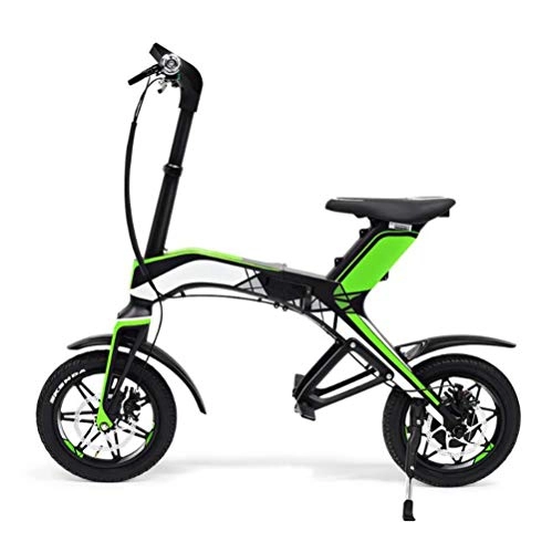 Electric Bike : LQUIDE Electric Bike 36V Electric Fat Tire Ebike Aluminum Folding 25Km / H 300W Powerful Electric Bicycle Mountain / Snow / Beach, 3H Faster Charging