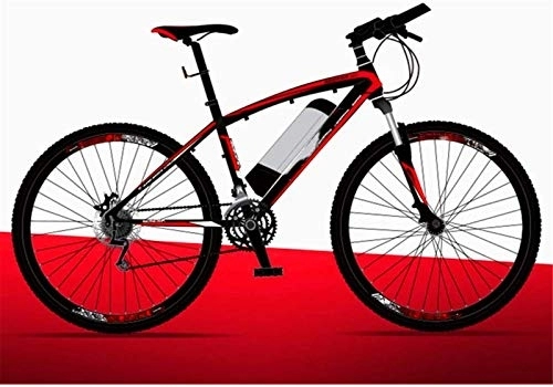 Electric Bike : Luxury Electric Bike Adults Electric Assist Bicycle, with Riding Helmet 26 Inch Travel Electric Bicycle Dual Disc Brakes 21 Speed Gear Mountain Ebike Up To 130 Kilometers