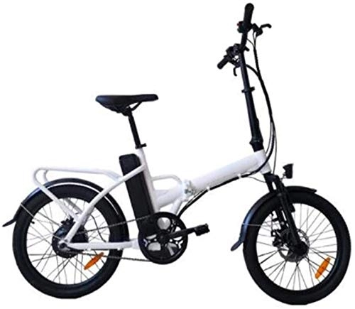 Electric Bike : Luxury Electric bikes, 20 inch Electric Bikes, 36V10.4A Removable lithium battery Folding Bicycle 250W Motor Double Disc Brake City Bike Men Women