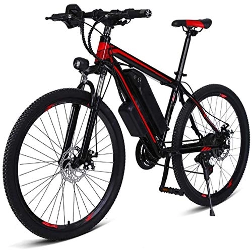 Electric Bike : Luxury Electric bikes, Adults Mountain Electric Bike, 250W Motor 36V Removable Battery 26" City Commute Ebike 27 Speed Gear with Rear Seat Dual Disc Brakes Max Speed 25 Km / H