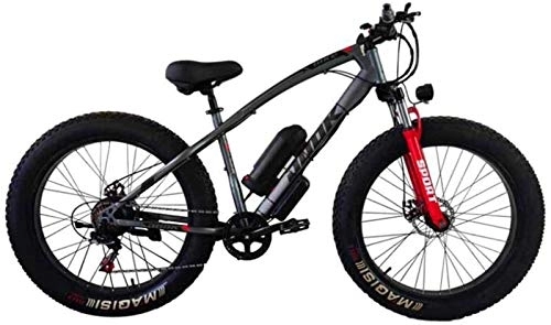 Electric Bike : Luxury Electric bikes, Electric Bicycle Lithium Battery Fat Tires Instead of Mountain Bike Adult Wide Tires Boost Cross-Country Snow