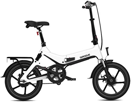 Electric Bike : Luxury Electric bikes, Folding Electric Bike For Adults, 16" Electric Bicycle / Commute Ebike With 250W Motor, 36V 7.8Ah Battery Removable Lithium Battery, 36V7.8AH Waterproof And Dustproof