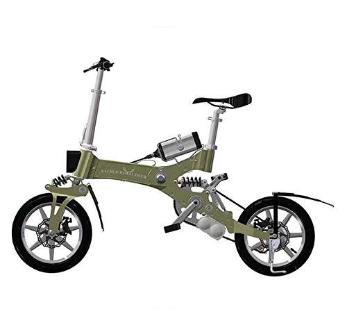 Electric Bike : LYGID Electric Bike Foldable 350W Motor 36V 5AH Lithium Battery Bicycle Safe Adjustable Portable for Cycling Pedal Assist Unisex, D