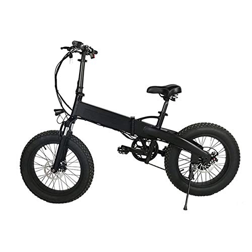 Electric Bike : LYXQQ Electric Folding Bicycle, Adults 350W Folding Electric Bikes 20 Inch Mini Bicycle Lightweight Alloy Folding Bike Unisex Folding Bike, Lithium-Ion Battery, Speed: 20-30KM (H)