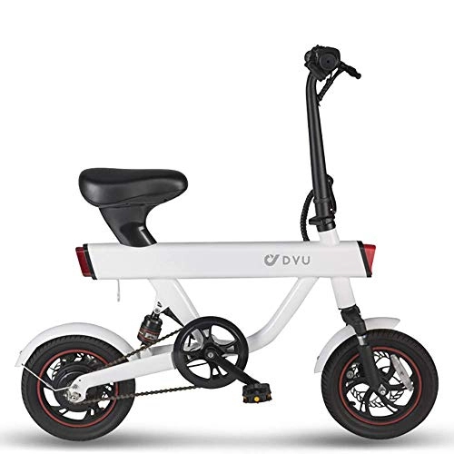 Electric Bike : LZMXMYS electric bike, Electric Bike 12'' Adults Electric Bicycle / Electric Mountain Bike, 36V / 10AH Lithium Battery Electric Bicycle Male And Female Lightweight Folding Electric Car Small Car New