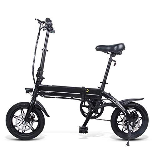 Electric Bike : LZMXMYS electric bikeFolding Electric Bike for Adults14 aluminum Alloy 36v250w Commute Ebike 7.5ah Battery Professional 7 Speed Transmission Gears Disc Brake Bicycle for Sports Outdoor Travel