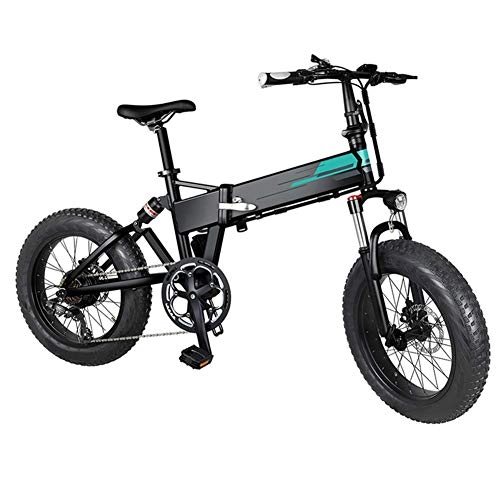 Electric Bike : Mcottage Electric Bike 20x4 Inch Auminum Foldable Electric Bikes 36V 12.5Ah Large Cpacity Battery Electric Bike