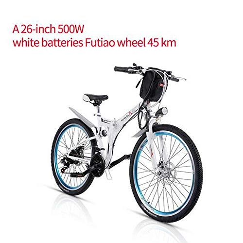 Electric Bike : MEICHEN New electric bike 500 w, bike built-in lithium battery, bike electric bicycle 26"electric off road electric bike bike electric bicycle, white500W