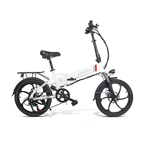 Electric Bike : Mens Bicycle Folding Electric Bike Hybrid Bike Electric Bike