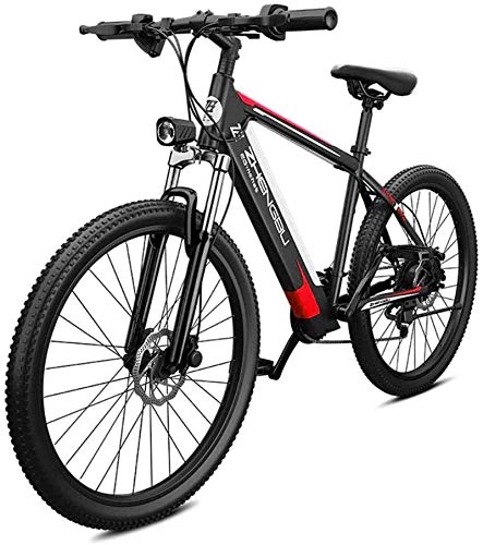 Electric Bike : min min Bike, 26 Inch Electric Mountain Bike bike, 400W 48V Removable Lithium-Ion Battery 27-Speed E-MTB for Adults Men Women Outdoor Riding