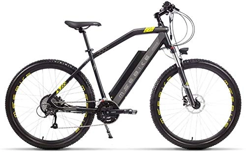 Electric Bike : min min Bike, 27.5-Inch 27-Speed Folding Electric Mountain Bikes, Lithium Battery Aluminum Alloy Light And Convenient for Off-Road Vehicles for Men And Women