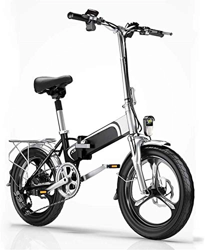 Electric Bike : min min Bike, Electric Bicycle, Folding Soft Tail Adult Bicycle, 36V400W / 10AH Lithium Battery, Mobile Phone USB Charging / Front And Rear LED Lights, City Bicycle
