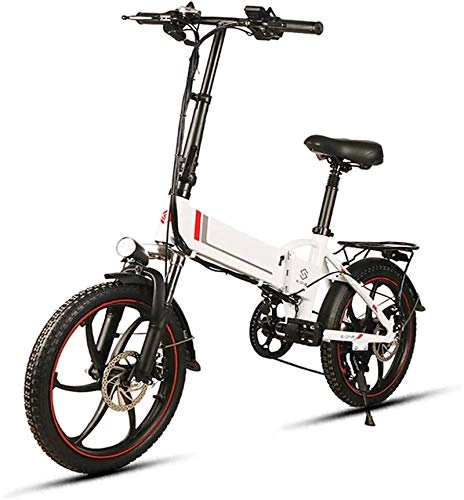 Electric Bike : min min Bike, Electric Bicycle Mountain Bike Folding E-Bikes 350W 48V MTB for Adults 10.4AH Lithium-Ion Battery for Outdoor Travel Urban Commuting