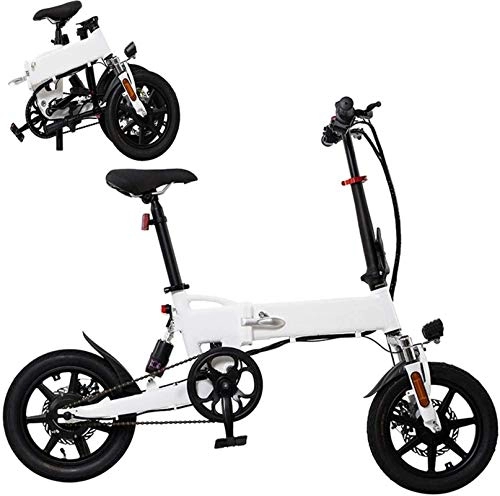 Electric Bike : min min Bike, Foldable Electric Bikes for Adult, Aluminum Alloy bike, Bicycles, 14" 36V 250W Removable Lithium-Ion Battery Bicycle Ebike, 3 Working Modes (Size : 7.8AH) (Size : 5.2AH)