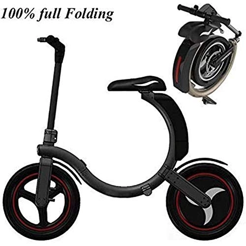 Electric Bike : Mini Electric Folding Bicycle, 350 W Motor Rating - Speed 30 Km / H - Load 100 Kg - Maximum Mileage 30 Km- Lithium Battery