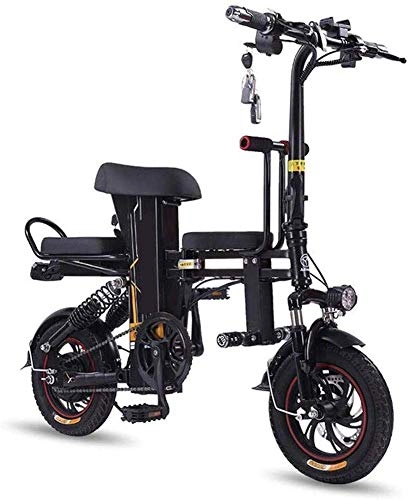 Electric Bike : MIYNTB Electric Bike, Two-Wheel Electric Vehicle Smart Scooter Lightweight And Aluminum Folding Bike with Pedals for Adult Outdoors Adventure