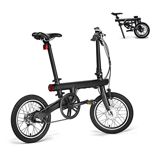 Electric Bike : MJYK 16 Inch Adult Folding Bike Electric Mountain Bike Dual Suspension Bicycle, Suspension with 42V 12Ah Removable Battery Mountain Electric Bicycle 250W Urban Electric Bikes for Adults