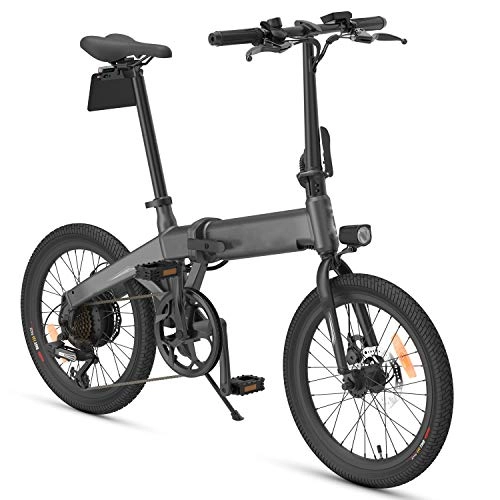Electric Bike : MJYK Electric Bikes for Adults Folding Bike, 250W 36V 15AH Lithium Battery Aluminum Alloy Mountain Cycling Bicycle, E-Bike with 6-speed Professional Transmission for Outdoor Cycling Work Out, Gray