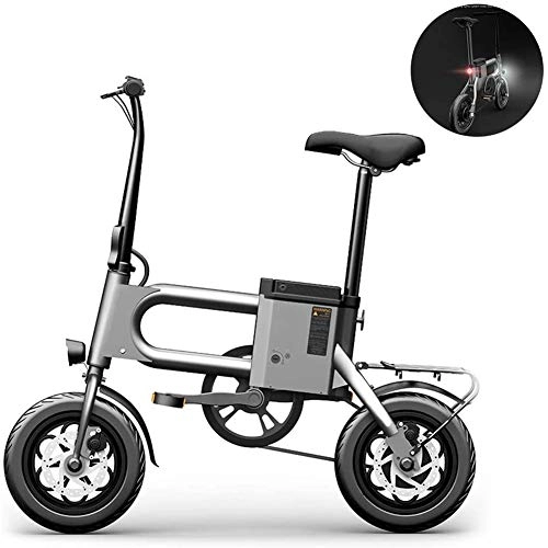 Electric Bike : MMJC Electro Bike with 36V lithium-ion battery, 350W motor and remote start THREE modes Lightweight E-Bike, Gray