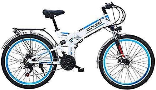 Electric Bike : MQJ Ebikes 2020 Upgraded Electric Mountain Bike 300W 26'' Electric Bicycle with Removable 48V 10Ah Battery 21 Speed Shifter Ebike for Adults