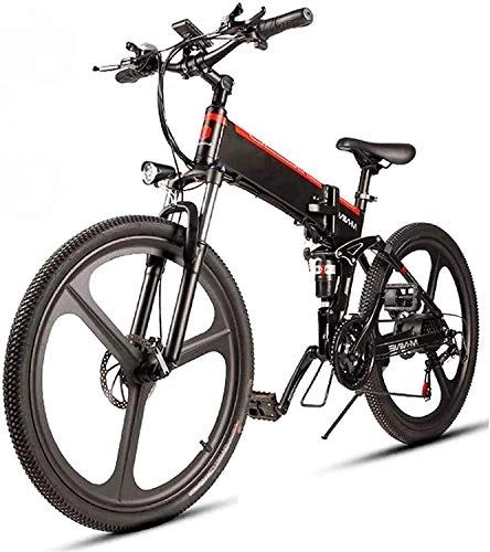 Electric Bike : MQJ Ebikes 26'' E-Bike Electric Bicycle for Adults 350W Motor 48V 10.4Ah Removable Lithium-Ion Battery 32Km / H Mountainbike 21-Level Shift Assisted