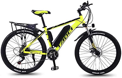 Electric Bike : MQJ Ebikes 26" Electric Bike for Adult, 350W Mountain Ebikes Large Capacity Lithium-Ion Battery (36V 10Ah), LCD Meter, Professional 27 Speeds E-Bicycle MTB for Men and Women - 3 Working Modes