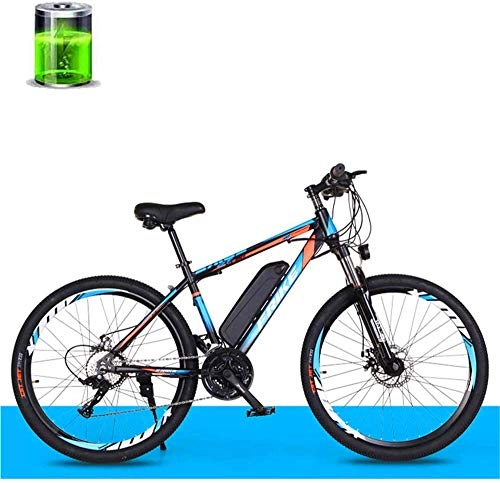 Electric Bike : MQJ Ebikes Electric Bicycle, 26 inch Electric Mountain Bike Adult Variable Speed Off-Road 36V250W Motor / 10Ah Lithium Battery 50Km, 27-Speed City Bike