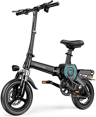 Electric Bike : MQJ Ebikes Electric Bicycle, Folding Electric Bikes with 400W 48V 14 Inch, 10-25 Ah Lithium-Ion Battery E-Bike for Outdoor Cycling Travel Work Out and Commuting, 300Km