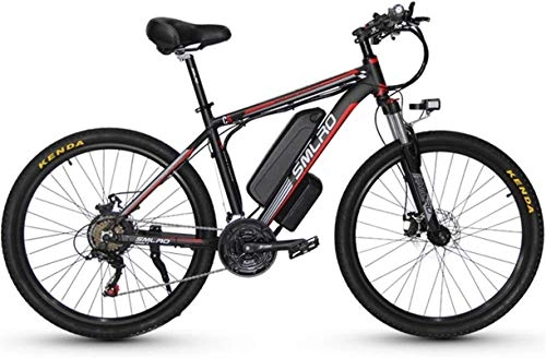 Electric Bike : MQJ Ebikes Electric Mountain Bike, 400W 26'' Waterproof Electric Bicycle with Removable 48V 10.4Ah Lithium-Ion Battery for Adults, 21 Speed Shifter E-Bike, 15Ah, 15Ah