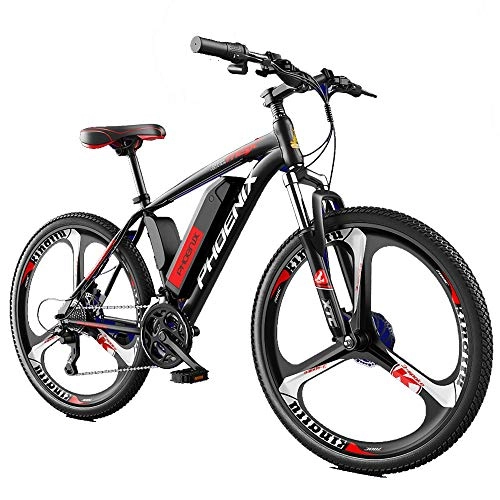 Electric Bike : MRMRMNR 26in Electric Bikes For Adults 36V 250W 10AH Mountain Electric Bicycle 27-speed Variable Moped, 3 Riding Modes, Height 160-180cm, Power Off + Front And Rear Disc Brakes