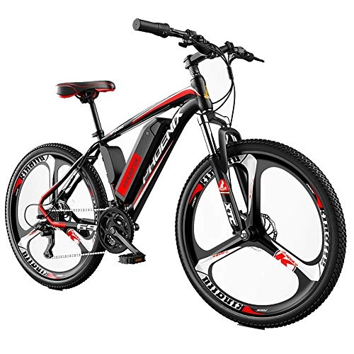 Electric Bike : MRMRMNR 36V 250W 10AH Mountain Electric Bicycle 26in Electric Bikes For Adults 27-speed Variable Moped, 3 Riding Modes, Power Off + Front And Rear Disc Brakes, Height 160-180cm