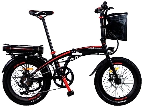 Electric Bike : Ms / Men / Unisex | Fat Tire E-Bike | Adult electric bicycle 20 "| folding Electric Bike Shimano 7-speed transmission Lithium-ion battery 48V / 10.4Ah Motor 250W / Shipping from DE warehouse