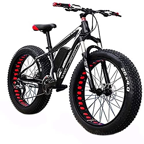 Electric Bike : Multi-purpose Electric Bike 48V 1500w Electric Mountain Bicycle 26 Inch Fat Tire E-Bike Adults Sports Bike Full Suspension Lithium Battery MTB Dirtbike for Outdoor Cycling Travel Work Out Blue